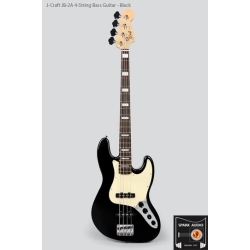 J-Craft JB-2A 4-String Bass Guitar - Black