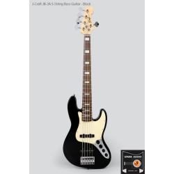 J-Craft JB-2A 5-String Bass Guitar - Black