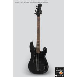 J-Craft PBX-1 4-String Electric Bass Guitar - Shadow