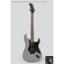 JCraft LSX-1 Double Humbucker Electric Guitar - Gunmetal