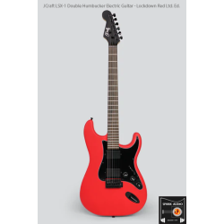 JCraft LSX-1 Double Humbucker Electric Guitar - Lockdown Red Ltd. Ed.