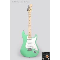 JCraft S1 Stratocaster - Surf Green