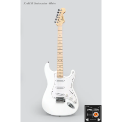 JCraft S1 Stratocaster - White
